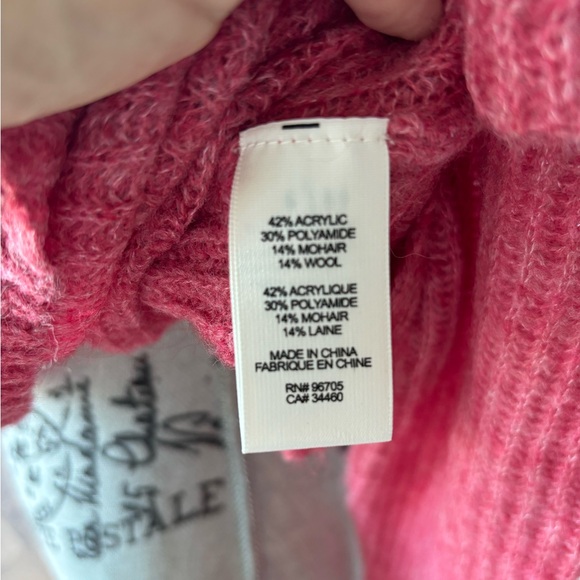 NWT Rebecca Taylor La Vie sweater, size XS, rose hip colour - Picture 6 of 6